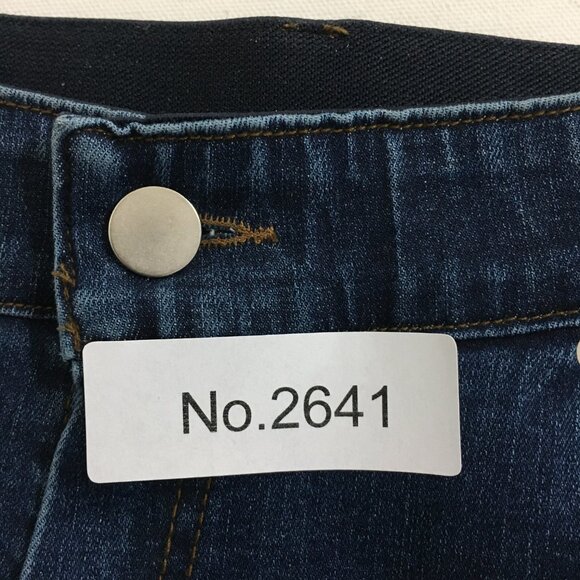 K-Fashion Made in Korea Stretchy Jean Elastic Waist Womens Size 28 Bootcut Denim - Picture 12 of 12